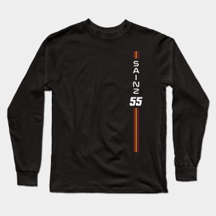 Carlos Sainz_Spain Flag - F1 2023 Long Sleeve T-Shirt